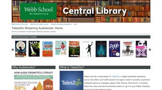 Home - Tales2Go Streaming Audiobooks - Webb School Central ...