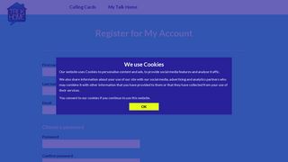 Talk Home | Account Sign Up