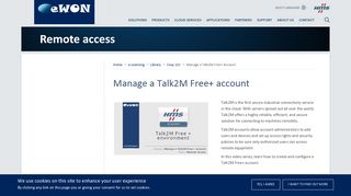 Manage a Talk2M Free+ Account - eWON