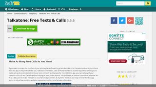 Talkatone: Free Texts & Calls 5.5.6 Free Download