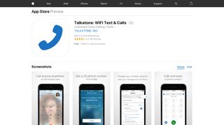 Talkatone: WiFi Text & Calls on the App Store - iTunes - Apple
