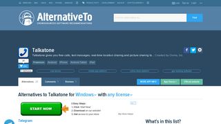 Talkatone Alternatives for Windows - AlternativeTo.net