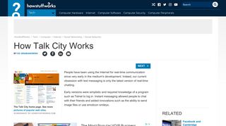 How Talk City Works | HowStuffWorks