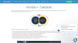 TalkDesk - Nimble