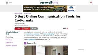 5 Best Online Communication Tools for Co Parents - Verywell Family