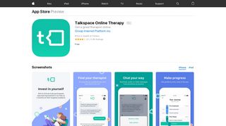 Talkspace Online Therapy on the App Store - iTunes - Apple