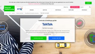 TalkTalk HomeSafe - Internet Matters