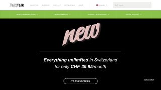 TalkTalk - Mobile, Prepaid, Internet and Voice in Switzerland