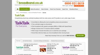 TalkTalk - Broadband.co.uk