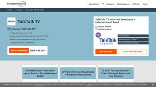 TalkTalk TV deals and offers - compare and save with ...