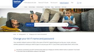 Change your Wi-Fi name and password - TalkTalk Community
