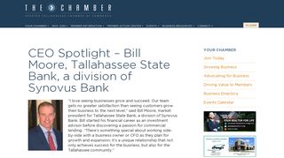 CEO Spotlight - Bill Moore, Tallahassee State Bank, a division of ...