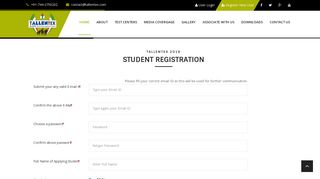 Login Creation For Student'S Account - TALLENTEX Online ...