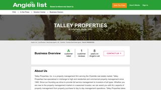 TALLEY PROPERTIES Reviews - Charlotte, NC | Angie's List