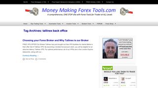 tallinex back office | Money Making Forex Tools