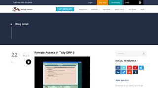 Remote Access in Tally.ERP 9 | Tally