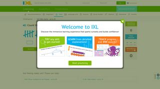 IXL | Tally marks - up to 20 | Kindergarten math