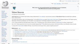 Talmer Bancorp - Wikipedia