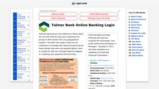 Talmer Bank Online Banking Login - Login Bank