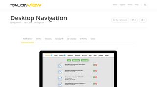 Desktop Navigation – Talonview.com