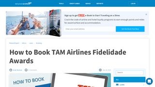How to Book TAM Airlines Fidelidade Awards - RewardExpert.com