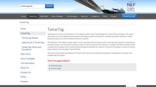 TamarTag - Tamar Bridge Mobile