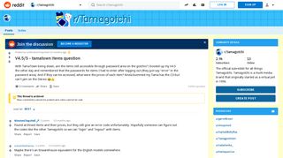 V4.5/5 - tamatown items question : tamagotchi - Reddit