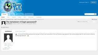 The tamatown v4 login password? - Help For New Tamagotchi Owners ...