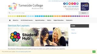 Tameside College : Student Services