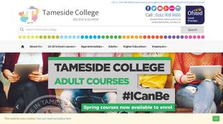 Tameside College Courses for School Leavers, Adults and Employers ...