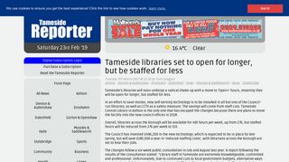 Tameside libraries set to open for longer, but be staffed for less ...