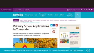 Primary School Applications in Tameside - Families Online