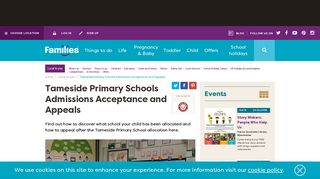 Tameside Primary Schools Admissions Acceptance and Appeals