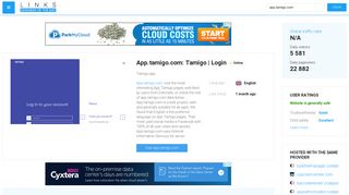 Visit App.tamigo.com - Tamigo | Login.