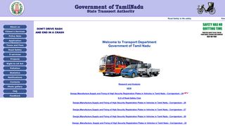 State Transport Authority - Tamil Nadu Government Portal