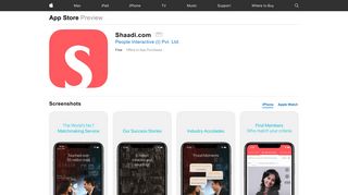 Shaadi.com on the App Store - iTunes - Apple