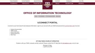 Uconnect Portal - Texas A&M International University