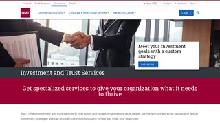 Investment and Trust Services | Commercial Solutions | BB&T ...