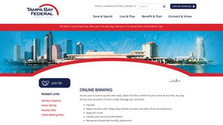 eStatements - Tampa Bay Federal Credit Union eStatements - Tampa ...
