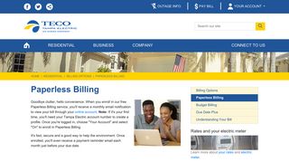 View Your Bill - Tampa Electric