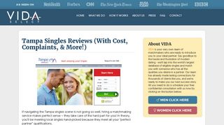 Tampa Singles Reviews (With Cost, Complaints, & More!)