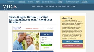 Texas Singles Review - Is This Dating Agency A Scam? (Real User ...