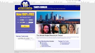 Meet Tampa Singles at Metrodate.com