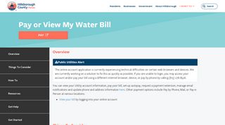 Hillsborough County - Pay or View My Water Bill