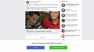 Bob Sierra Family YMCA - Facebook