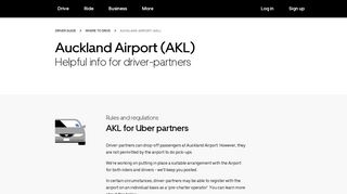 Instructions For Drivers At Auckland (AKL) Airport | Uber