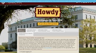 Howdy FAQs - Howdy - Texas A&M University