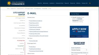 E-Mail - Texas A&M University-Commerce