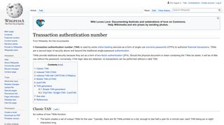 Transaction authentication number - Wikipedia