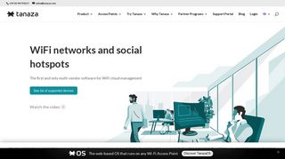 Tanaza | Cloud-managed Wi-Fi networks and social hotspots